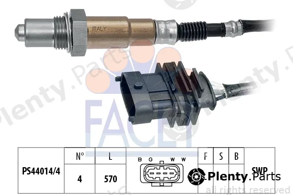 Facet 10.7089 — Lambda Sensor Made in Italy - OE Equivalent