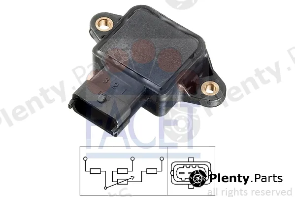 Facet 10.5086 — Sensor, throttle position Made in Italy - OE Equivalent