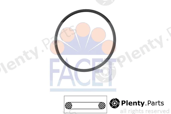 Facet 7.9508 — Seal, thermostat Made in Italy - OE Equivalent