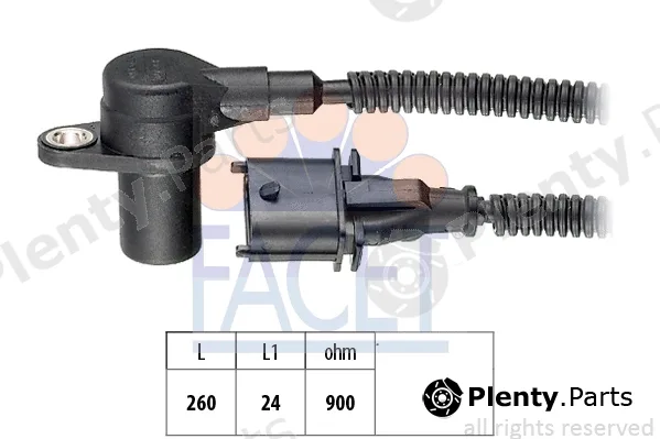 Facet 9.0494 — Sensor, crankshaft pulse Made in Italy - OE Equivalent