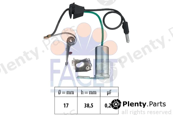 Facet 1.3691/26 — Contact Breaker, distributor Made in Italy - OE Equivalent