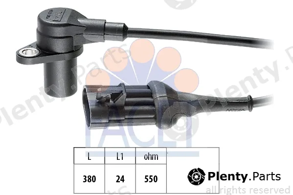 Facet 9.0097 — Sensor, crankshaft pulse Made in Italy - OE Equivalent