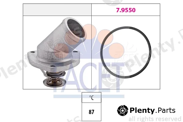 Facet 7.8402 — Thermostat, coolant Made in Italy - OE Equivalent