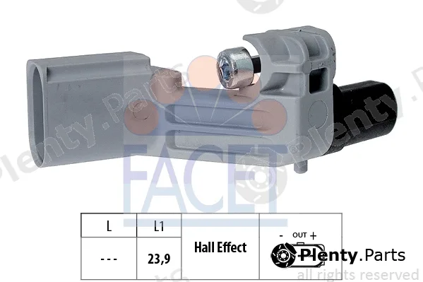 Facet 9.0464 — Sensor, crankshaft pulse Made in Italy - OE Equivalent