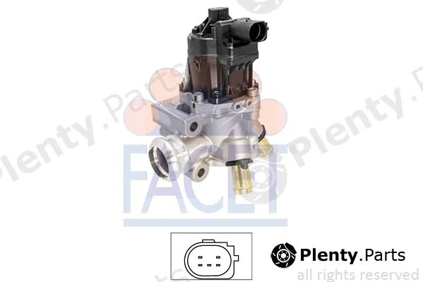 Facet 23.0124 — EGR Valve Made in Italy - OE Equivalent