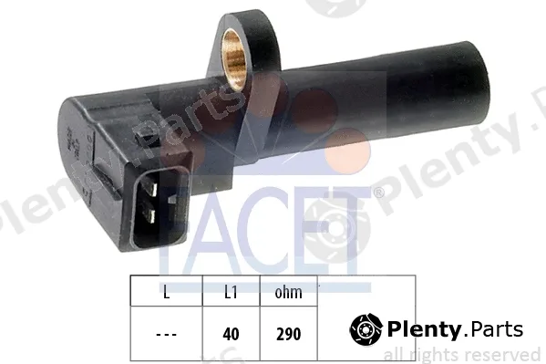 Facet 9.0036 — Sensor, crankshaft pulse Made in Italy - OE Equivalent