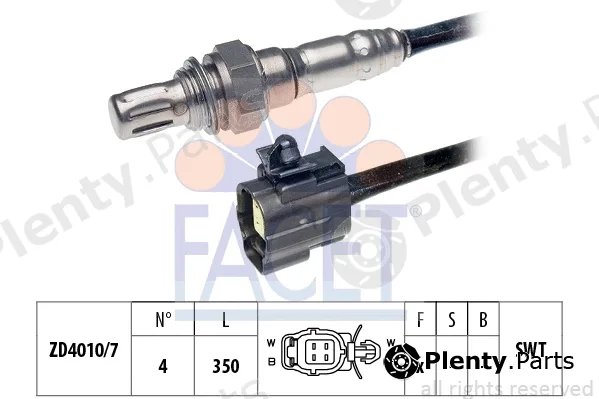 Facet 10.7560 — Lambda Sensor Made in Italy - OE Equivalent