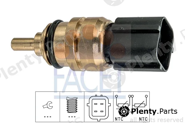 Facet 7.3371 — Sensor, coolant temperature Made in Italy - OE Equivalent