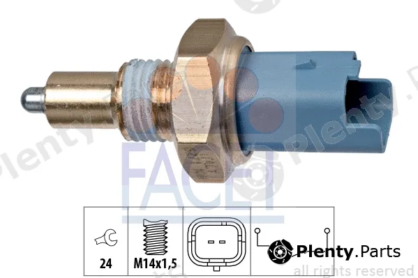 Facet 7.6271 — Switch, reverse light Made in Italy - OE Equivalent