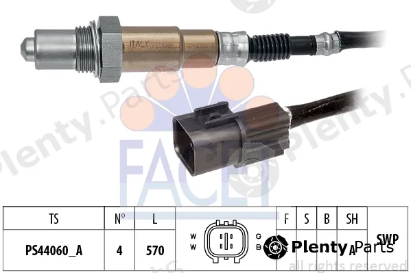 Facet 10.8605 — Lambda Sensor Made in Italy - OE Equivalent