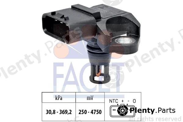 Facet 10.3158 — Air Pressure Sensor, altitude adaption Made in Italy - OE Equivalent