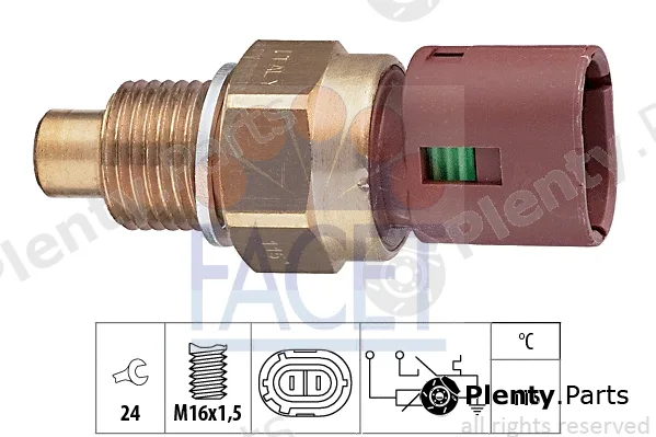 Facet 7.3540 — Sensor, coolant temperature Made in Italy - OE Equivalent