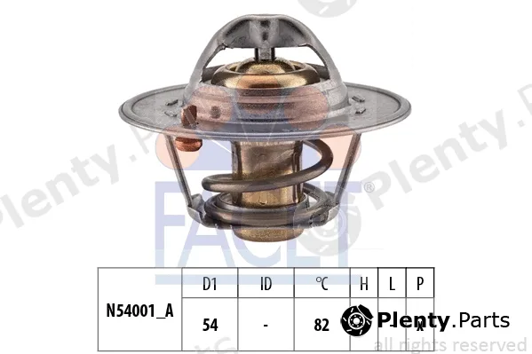 Facet 7.8337S — Thermostat, coolant Made in Italy - OE Equivalent