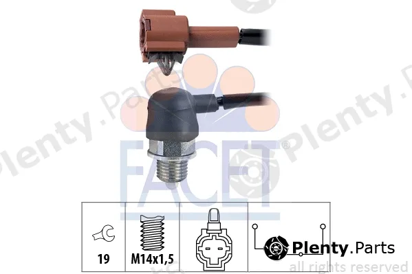 Facet 7.6340 — Switch, reverse light Made in Italy - OE Equivalent