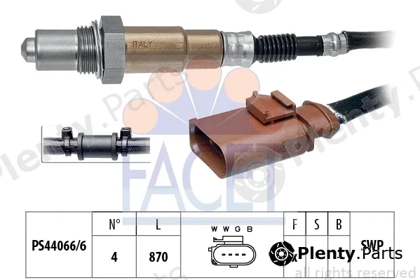 Facet 10.8189 — Lambda Sensor Made in Italy - OE Equivalent
