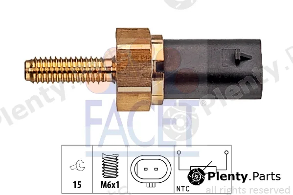 Facet 7.3404 — Sensor, coolant temperature Made in Italy - OE Equivalent