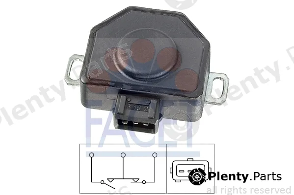 Facet 10.5084 — Sensor, throttle position Made in Italy - OE Equivalent