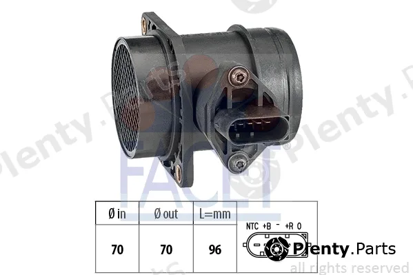 Facet 10.1440 — Mass Air Flow Sensor Made in Italy - OE Equivalent