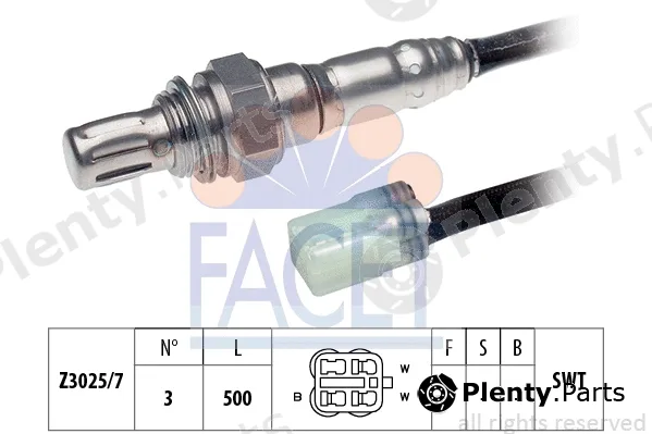 Facet 10.7786 — Lambda Sensor Made in Italy - OE Equivalent