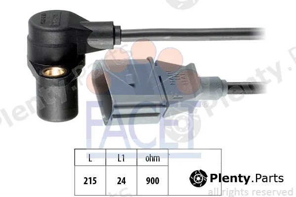 Facet 9.0241 — Sensor, crankshaft pulse Made in Italy - OE Equivalent
