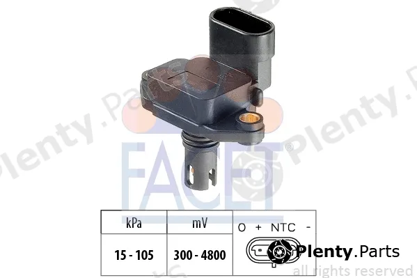 Facet 10.3088 — Air Pressure Sensor, altitude adaption Made in Italy - OE Equivalent