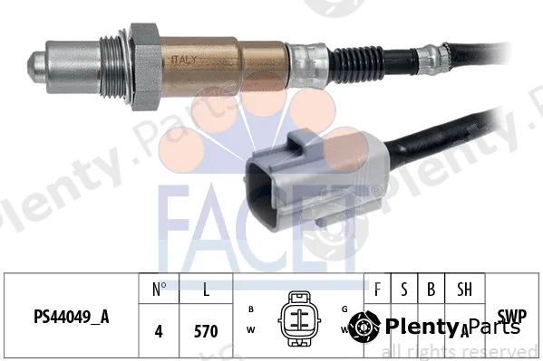 Facet 10.8355 — Lambda Sensor Made in Italy - OE Equivalent