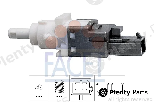 Facet 7.1161 — Stop Light Switch Made in Italy - OE Equivalent