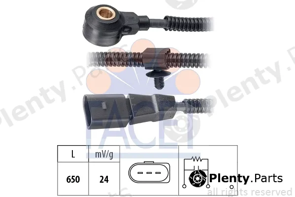Facet 9.3083 — Knock Sensor Made in Italy - OE Equivalent