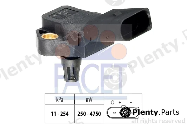 Facet 10.3112 — Air Pressure Sensor, altitude adaption Made in Italy - OE Equivalent
