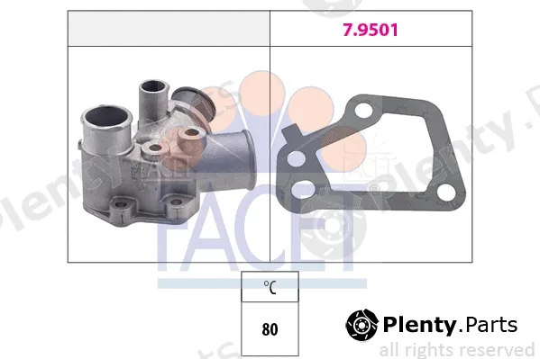 Facet 7.8125 — Thermostat, coolant Made in Italy - OE Equivalent