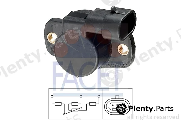 Facet 10.5094 — Sensor, throttle position Made in Italy - OE Equivalent