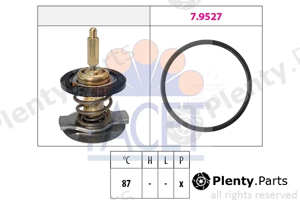 Facet 7.8807 — Thermostat, coolant Made in Italy - OE Equivalent