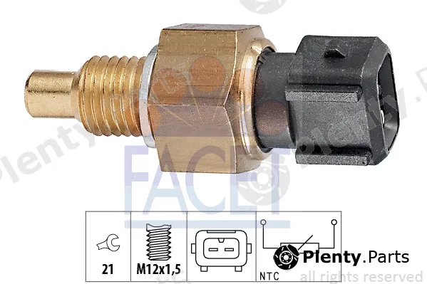 Facet 7.3303 — Sensor, coolant temperature Made in Italy - OE Equivalent