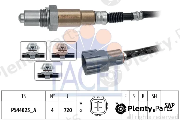 Facet 10.8530 — Lambda Sensor Made in Italy - OE Equivalent