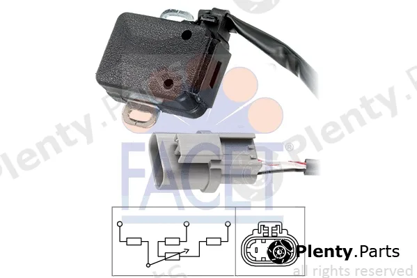 Facet 10.5017 — Sensor, throttle position Made in Italy - OE Equivalent
