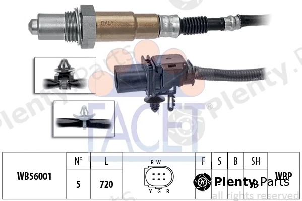 Facet 10.8441 — Lambda Sensor Made in Italy - OE Equivalent