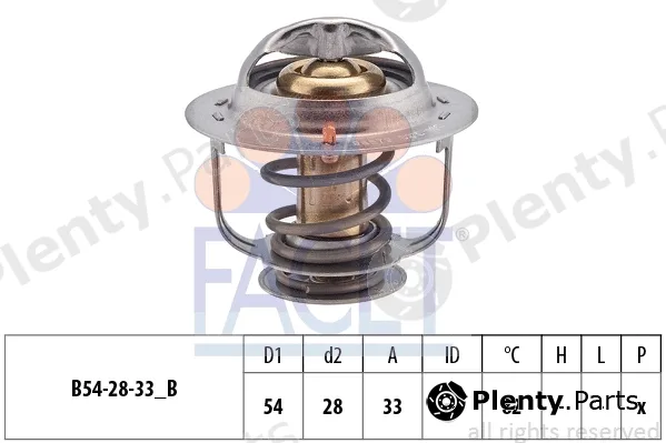 Facet 7.8657S — Thermostat, coolant Made in Italy - OE Equivalent