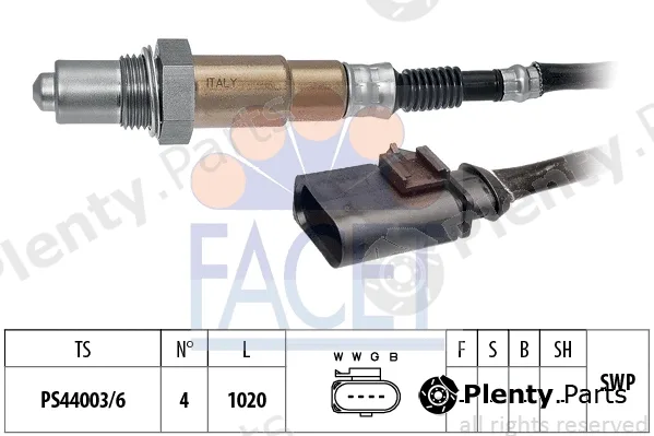 Facet 10.8507 — Lambda Sensor Made in Italy - OE Equivalent