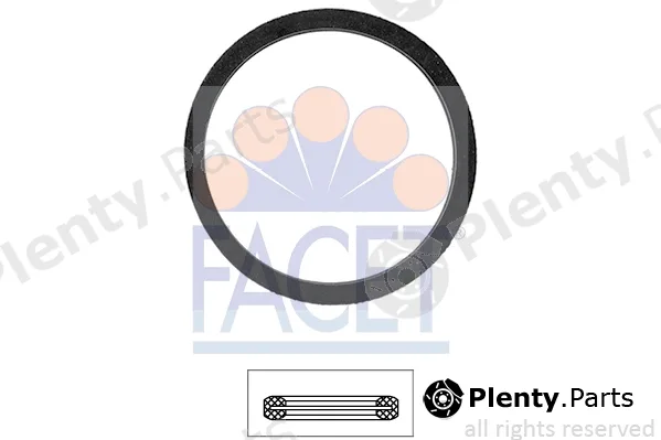 Facet 7.9568 — Seal, thermostat Made in Italy - OE Equivalent