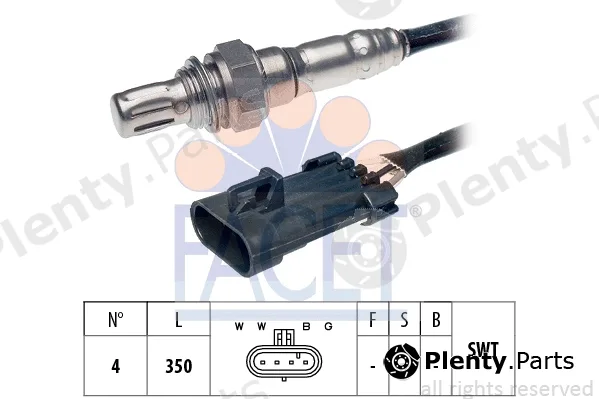 Facet 10.7602 — Lambda Sensor Made in Italy - OE Equivalent