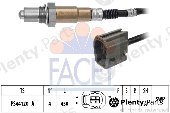 Facet 10.8599 — Lambda Sensor Made in Italy - OE Equivalent
