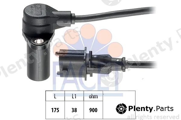 Facet 9.0382 — Sensor, crankshaft pulse Made in Italy - OE Equivalent