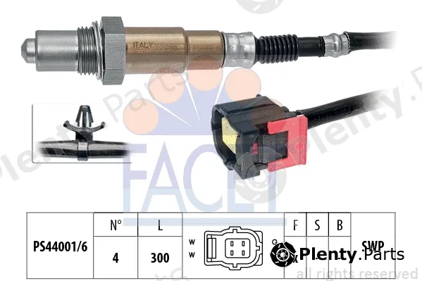 Facet 10.8212 — Lambda Sensor Made in Italy - OE Equivalent