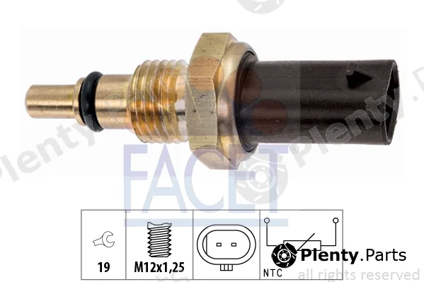 Facet 7.3400 — Sensor, oil temperature Made in Italy - OE Equivalent