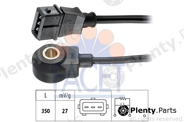 Facet 9.3051 — Knock Sensor Made in Italy - OE Equivalent