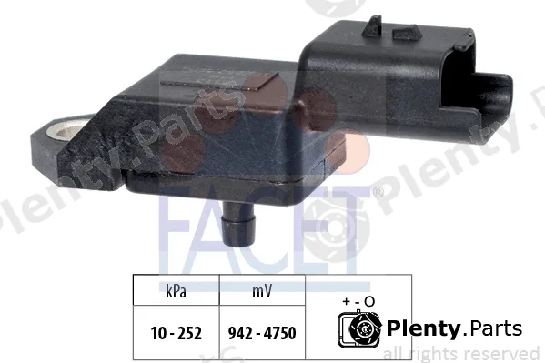 Facet 10.3113 — Air Pressure Sensor, altitude adaption Made in Italy - OE Equivalent
