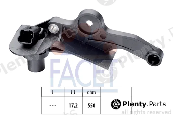 Facet 9.0298 — Sensor, crankshaft pulse Made in Italy - OE Equivalent