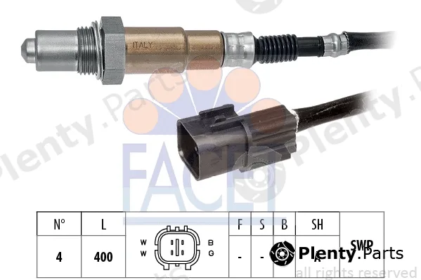 Facet 10.8551 — Lambda Sensor Made in Italy - OE Equivalent