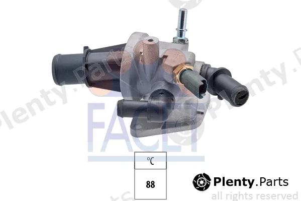 Facet 7.8580 — Thermostat, coolant Made in Italy - OE Equivalent