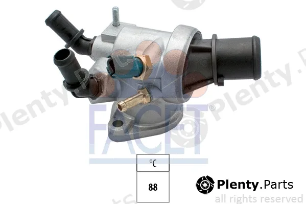 Facet 7.8669 — Thermostat, coolant Made in Italy - OE Equivalent